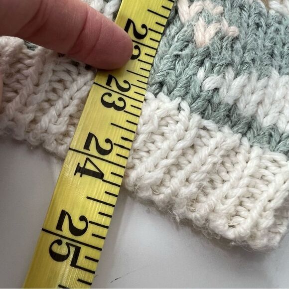 #51 Vintage Jamie Scott hand knitted oversized grandma sweater size medium - Picture 10 of 11